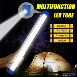 17/32/52CM LED Emergency Light DC5V USB Rechargeable Portable Camping Lamps Outdoor Magnetic Flashlight for Repair Home Lighting