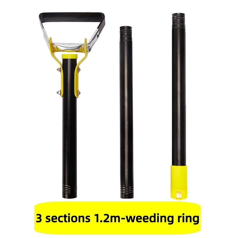 Picture 7: New Garden Hoe Tool 1.2/1.6M Stainless Steel Sharp Stirrup Loop Hoe with Triangle Head and Long Handle Ergonomic Weeding Tool