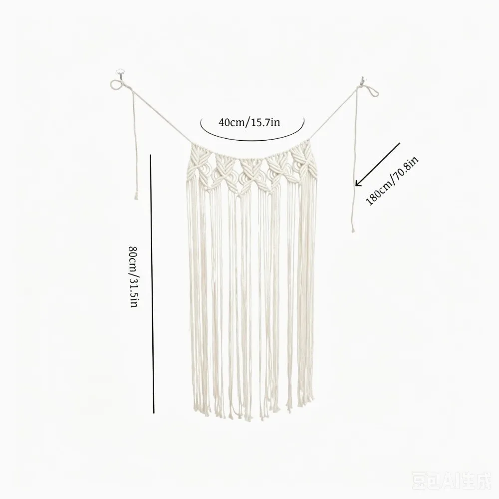 bohemian-netted-fringe-waistband-decorative-tassel-ethnic-design-waist-wrap-handwoven-bikini-cover-up-women's-waist-accessory