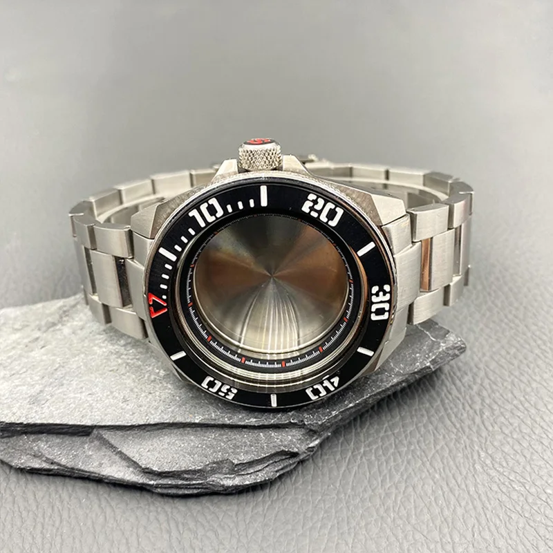 Mod SRPF Samurai King Series Watch Case Seal Bottom Cover Fit NH35 NH36 4R Japan Automatic Movement Watch Case and Bracelet Sets