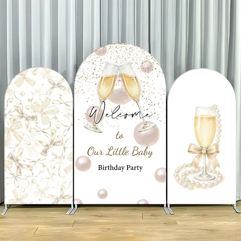 

Arch Backdrop Cover Single Side Book Reading Library Party Decoration Photo Booth Background Event Supplies Celebration Props