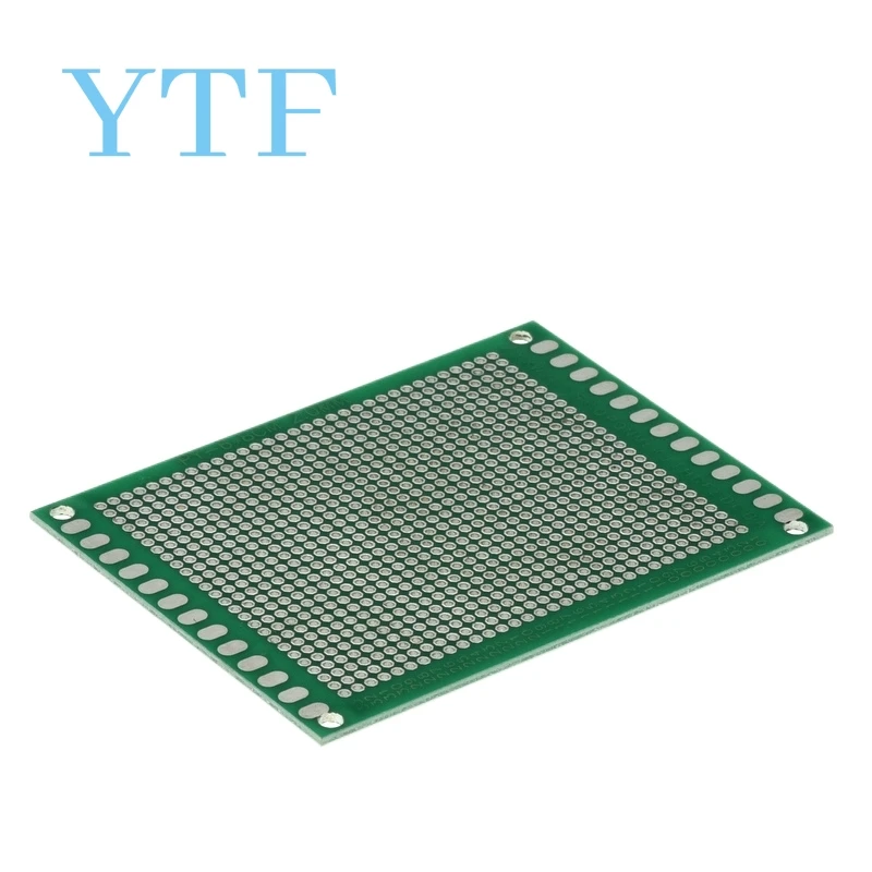 5PCS/Bag 6 *8 CM  1.6MM Thick, 2.0MM Spacing Sided HASL PCB Board