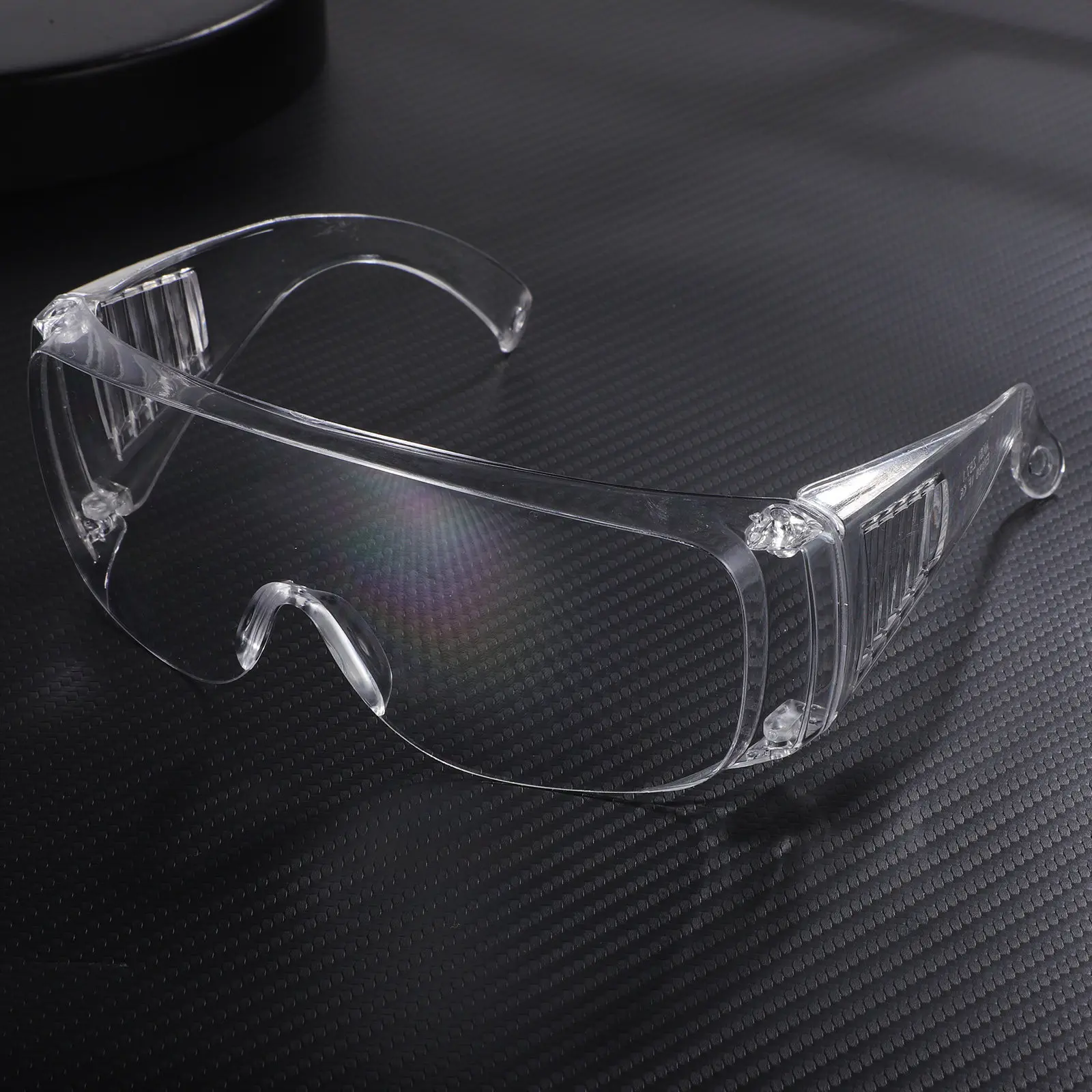 

6Pairs Laboratory Safety Glasses Clear Ventilated Protective Eyewear for Men and Women Extended Wear Comfort Wide Vision Field