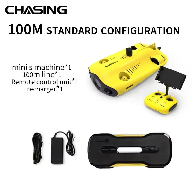 2026 New, High Quality Mini Tethered RC with 4K UHD Camera and LED Backlit Remote for Underwater Photography via Mobile