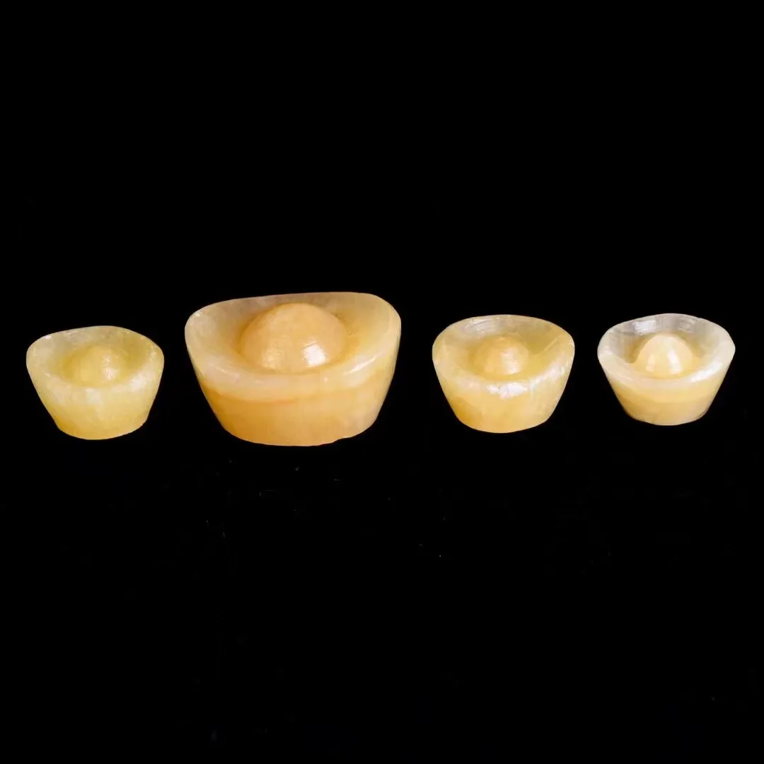 Natural Topaz Crystal Ball Seven Star Array Crystal Ball Carved Ingots