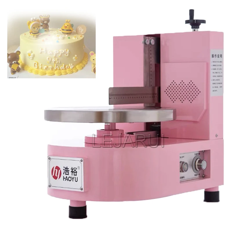 

Semi Automatic Birthday Cake Cream Spreading Machine Cakes Plastering Cream Coating Filling Maker