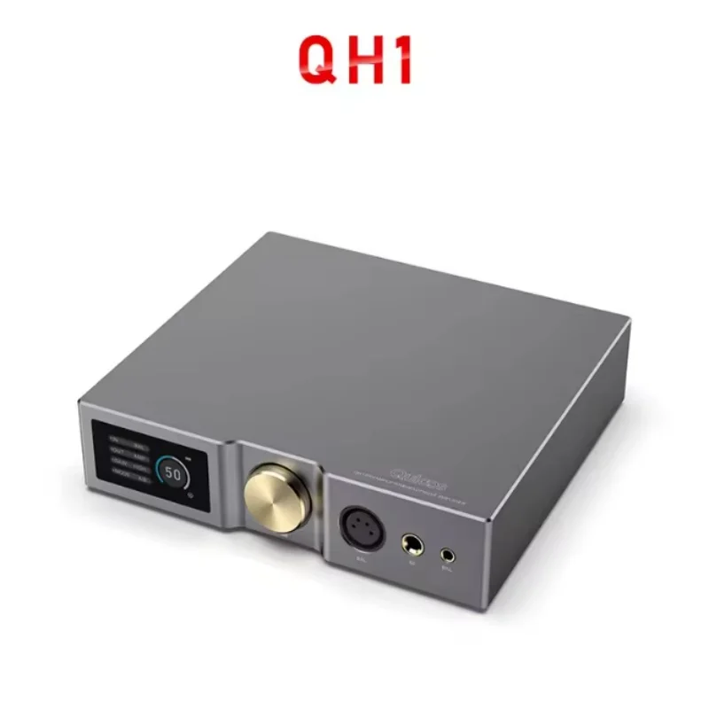 QULOOS QH1 Полностью балансный предусилитель Портативный настольный усилитель для наушников AMP с дистанционным управлением скрывает
