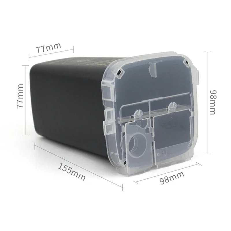 1L Tattoo Needles Garbage Buckets Collection Danger Waste Small Cabinet with Lid Medical Supplies Container Waste Box