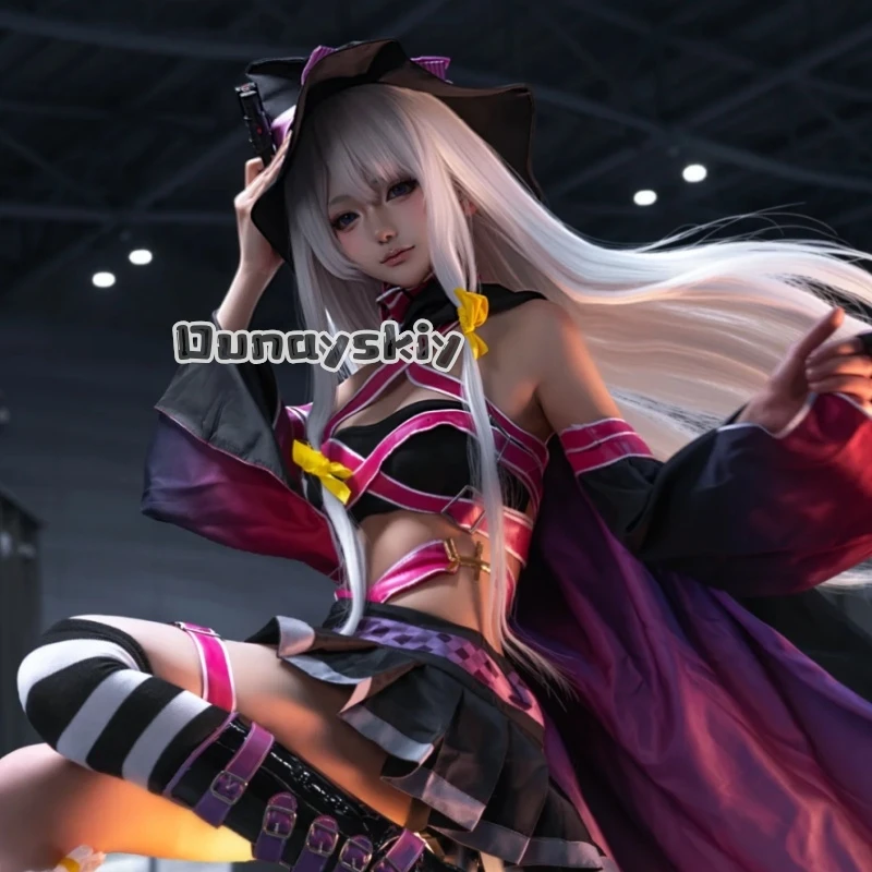 

Ayachi Nene Cosplay Costume Full Set Sabbat of the Anime Witch Cloak Hat Socks Halloween Carnival Cloak Hat Socks Props Events