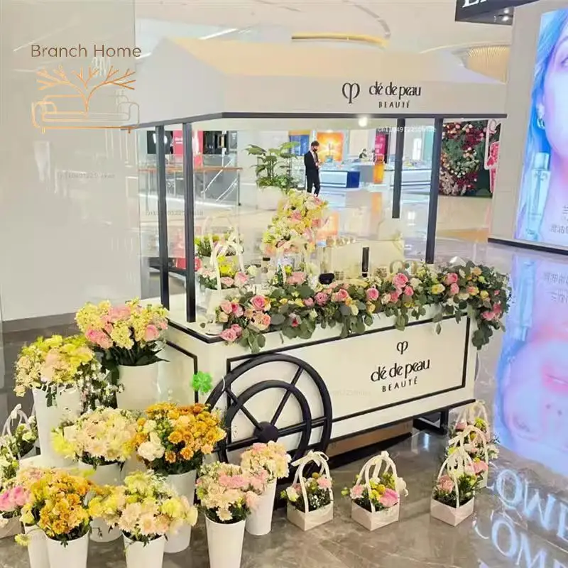 iron float custom stall shopping mall sales Internet celebrity dessert shop snack activities promotional goods sales trolley