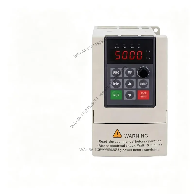 VFD 220V 380V 0.4KW 0.75KW 1.5KW 2.2KW Induction Motor Speed Regulator Controller Variable Frequency AC Drive Inverter