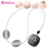 Smart Electric Neck Massager EMS Micro-Current Cervical Spine Massage Muscle Stimulator TENS Pulse Hot Compress Neck Health Care