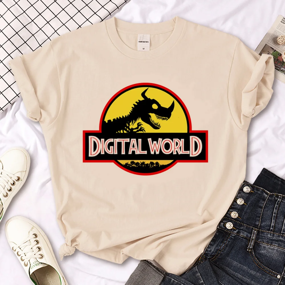 Digimon top women summer t-shirts female harajuku funny clothes