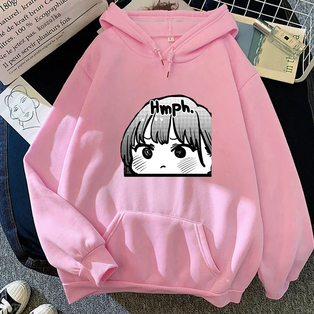 

The Dangers In My Heart Anime Hooded Yamada Anna Funny Printed Hooded Plus Size Hoodie Women Sweatshirts Unisex Warm Pullover