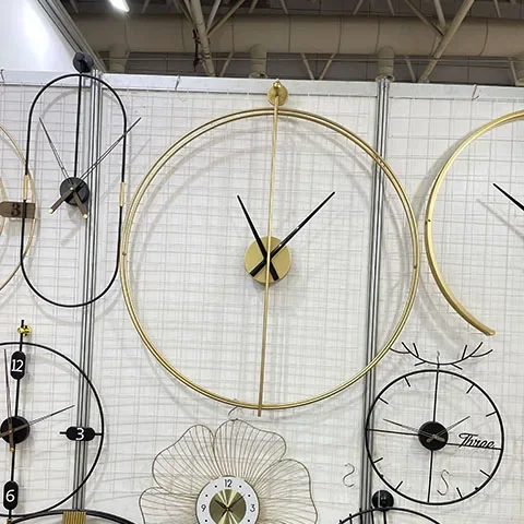 

z 100cm new 3d large metal metallic wall art clock customized home decor dropshiping products 2024 decoration watch for House