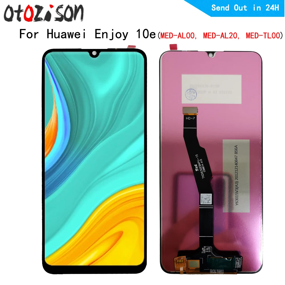 Enjoy10e ЖК-экран для Huawei Enjoy 10e MED-AL00 AL20 TL00 ЖК-дисплей с сенсорной панелью и дигитайзером экрана с рамкой в сборе