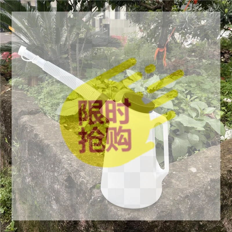【CMO】1.2L To 5L Oil Pot Measuring Jug Dispenser Storage Can With Scale Pouring Lid Cap For Automotive Garage