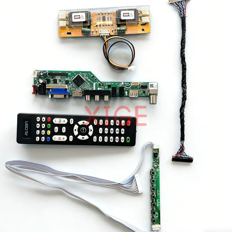 

Плата контроллера Matrix, совместимая с LTM170EX LTM170EU LTM170EH LTM170EP01, 1280x1024, HDMI+VGA+AV+USB, 1280*1024, LVDS, 30-контактный разъем, 4-CCFL, DIY-комплект