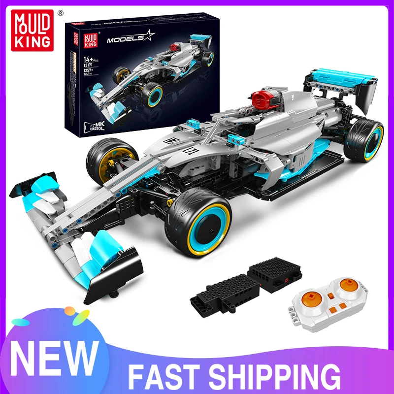

Mould King 13171 Technical Car Toys The MOC Formula One Racing Car Building Block Assembly Car Model Brick Kids Christmas Gift