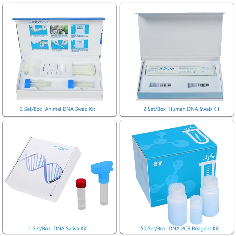 Veterinary Diagnostic Dna Collection test Swab Tube Kit Birds Cat Pet Canine Breeding Dna test Microbiology Test Kit