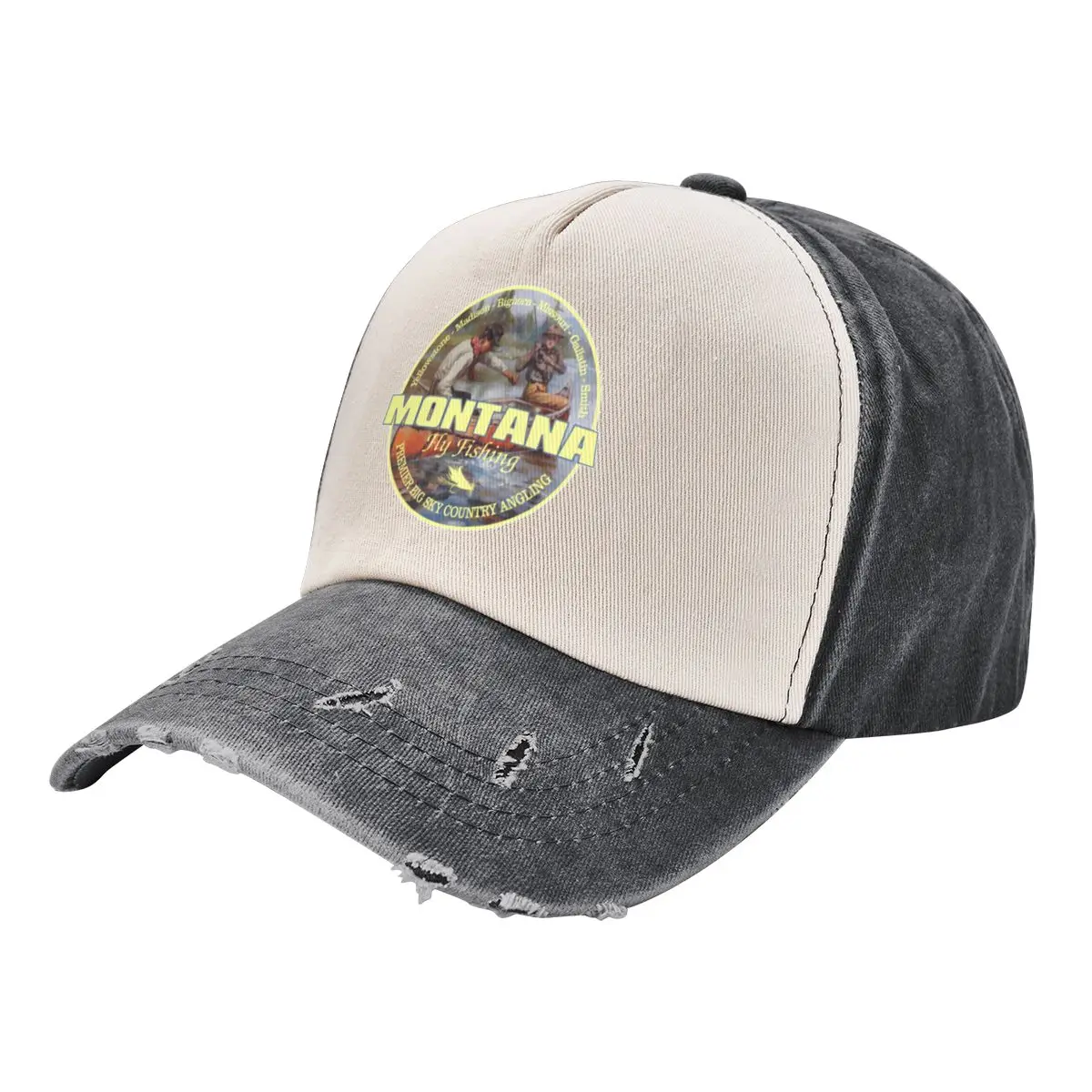 Montana Fly Fishing (FSH) Baseball Cap dad hat Horse Hat Man Women's