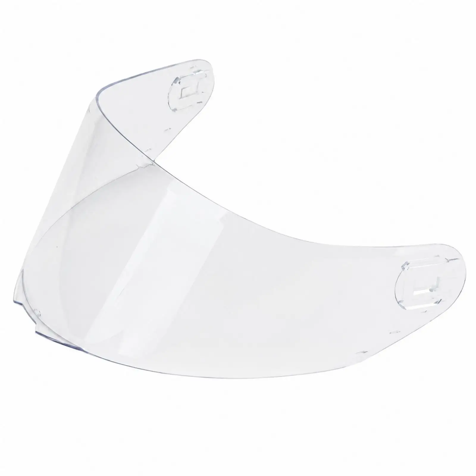 Curved Helmet Visor with Mounting Openings Wind Protection PC Helmet Protect Full-Coverage Bubble Visor for Motorcycle Riding,