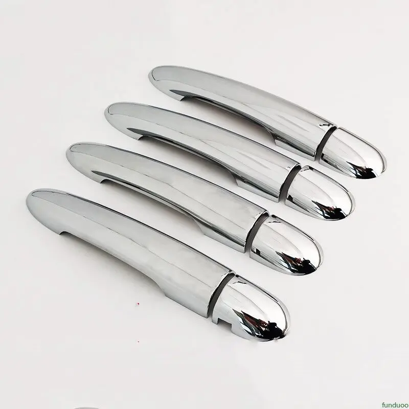 For Renault LAGUNA 2 2001 2002 2003 2004 2005 2006 2007 Carbon Fiber Chrome Car Door Handle Covers Trim Styling Accessories