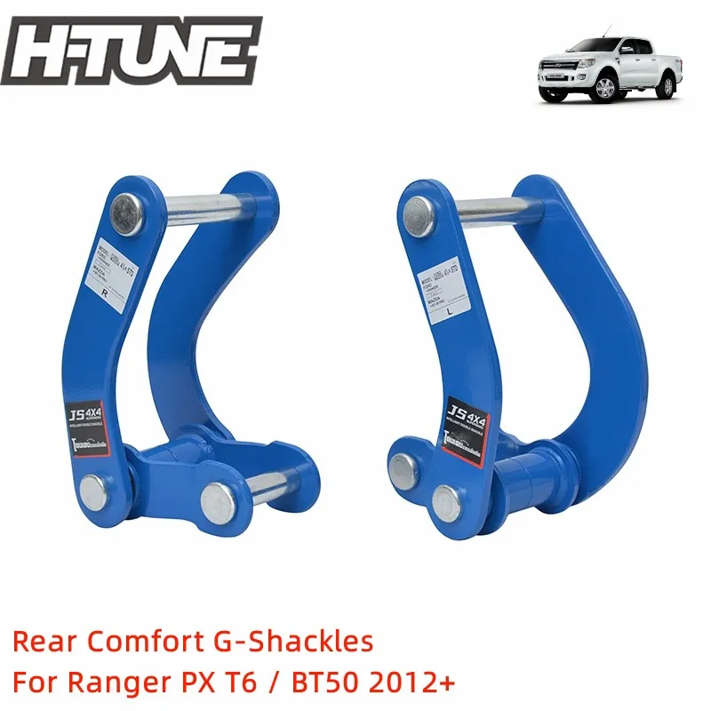 4x4 Pickup Rear Leaf Spring Comfort Double G-Shackles Lift Kits for RANGER PX T6 / BT50 2012+