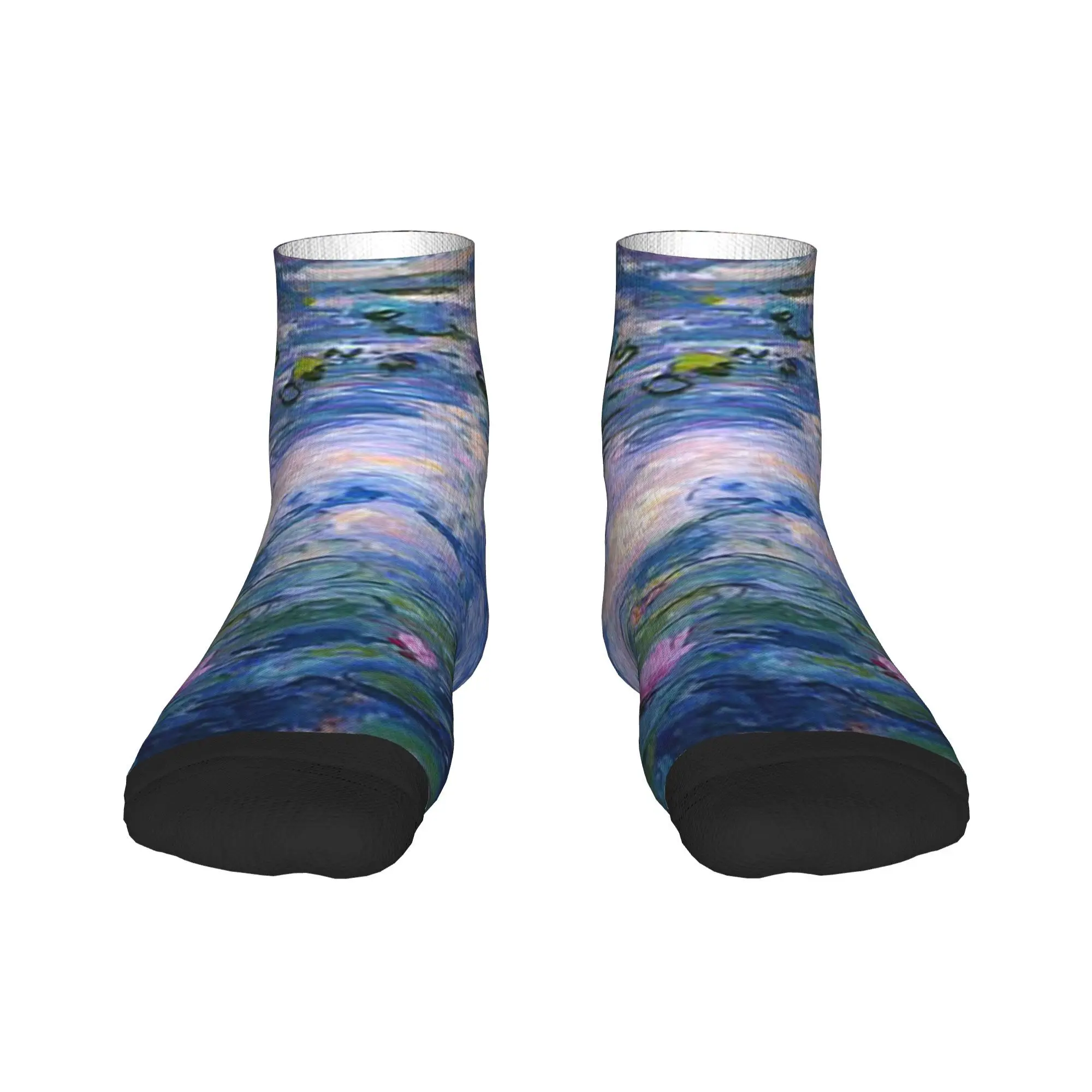

Носки Water Lily Claude Monet 1916, чулки высокого качества в стиле Харадзюку, всесезонные носки, аксессуары для мужчин и женщин, подарок на день рождения