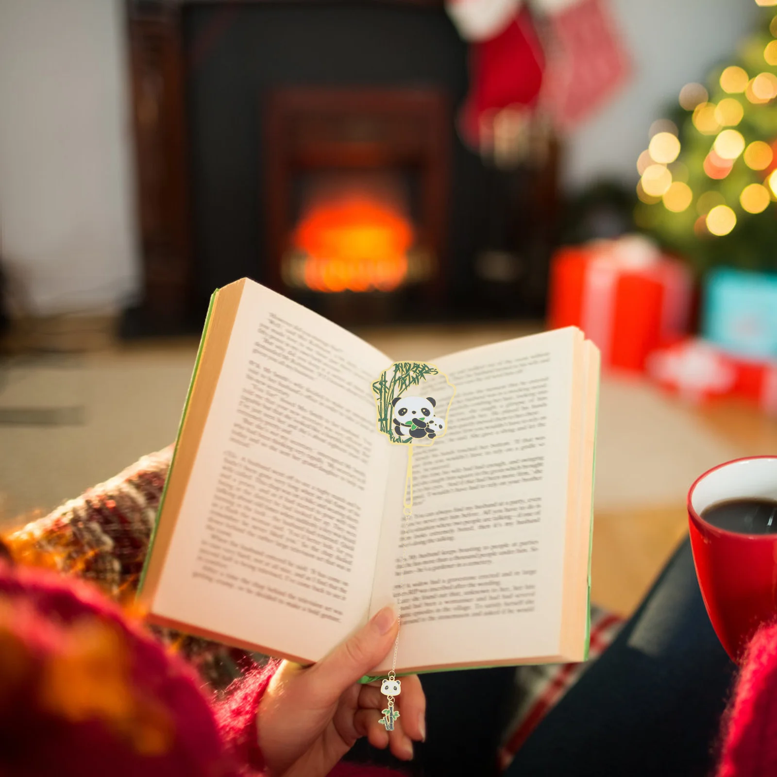 

Metal Panda Bookmark Sturdy Cartoon Decorative Page Marker Book Clip Perfect for Reading Gifts Metal Bookmark Page Marker