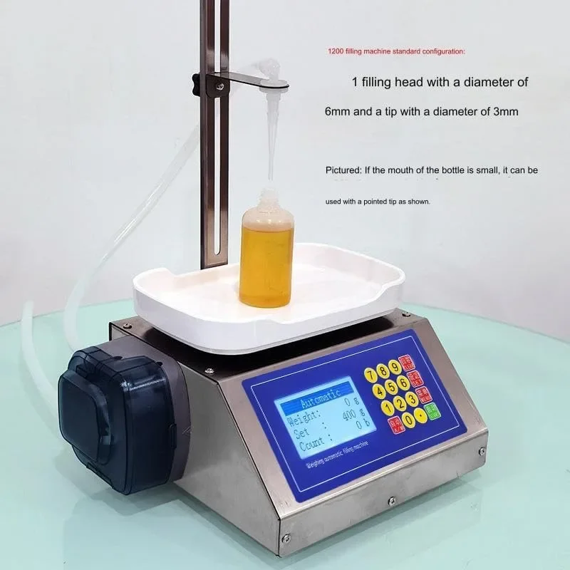 Filling Machine Weighing Peristaltic Pump Automatic Small Quantitative Liquid Filler for Oil Water Drink Filling Machine