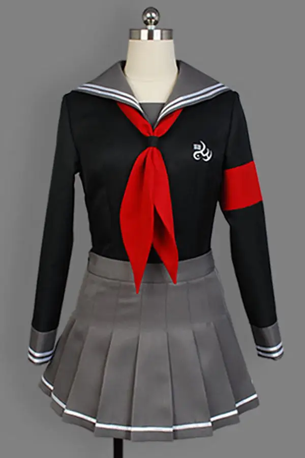 Super Danganronpa 2 Danganronpa Peko Pekoyama Matrozenpak Voor Dames Cosplay Halloween Kostuum