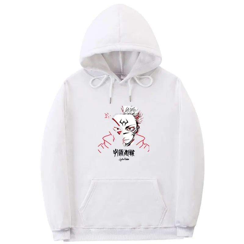 Jujutsu Kaisen Anime Character Image Women's Clothing Trend Casual Street Sports Style Fashionable Printed Hoodie