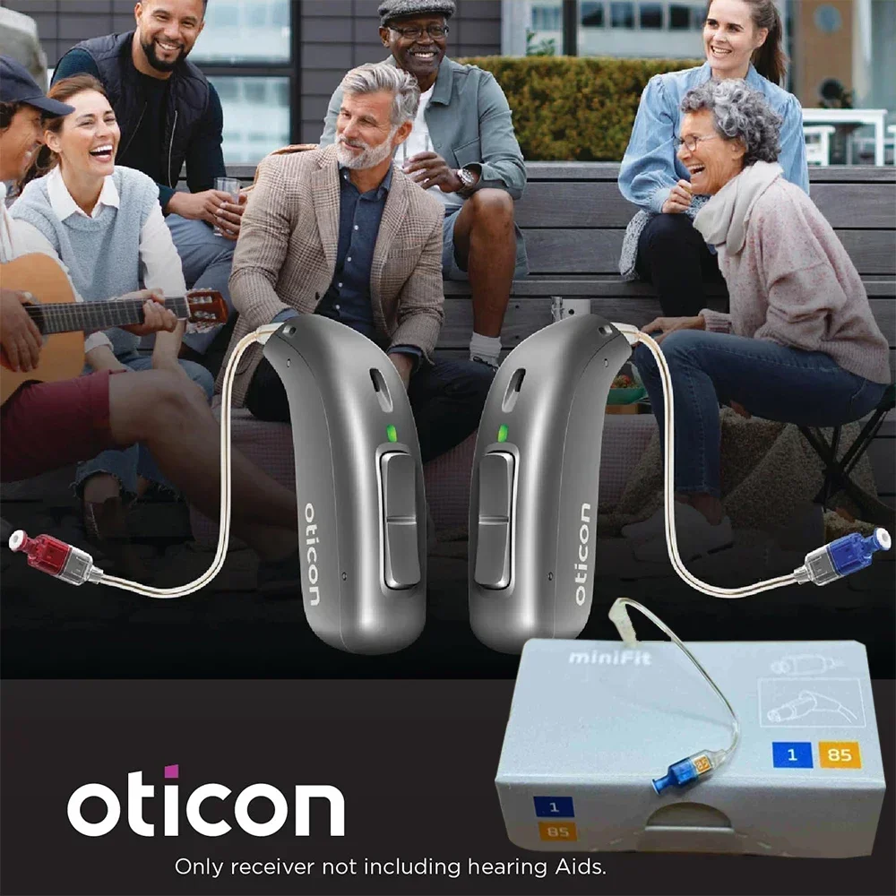 وحدة أجهزة استقبال ومكبرات الصوت لمساعدات السمع من Oticon - متوافقة مع Bernafon وSonic ومساعدات السمع الأكثر مبيعًا