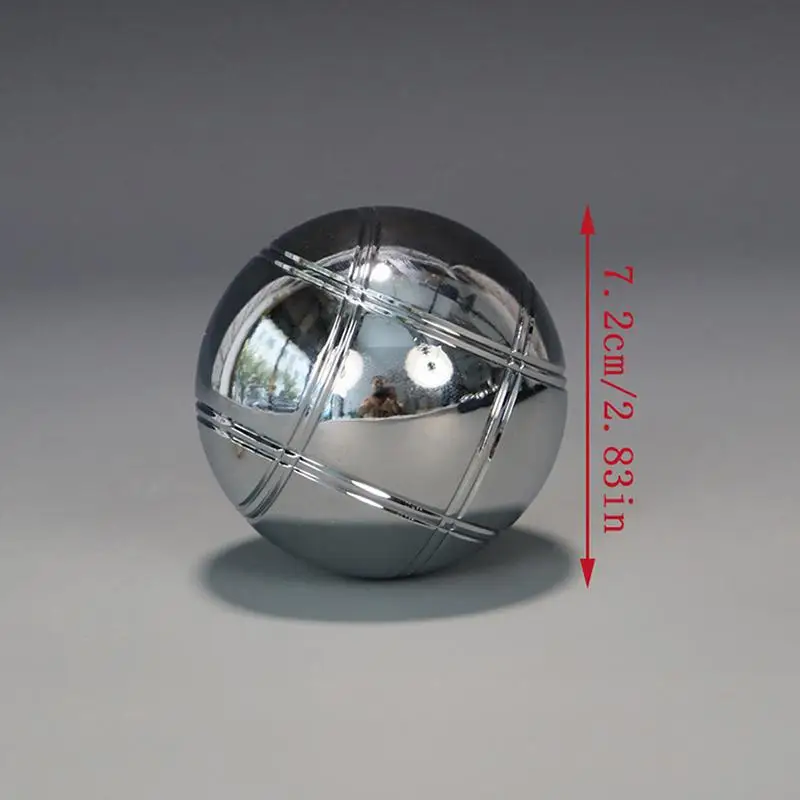 Metal Petanque Ball Set 3 6 8pcs Bocce Game for Outdoor Backyard Lawn Sports and Beach Fun image 6