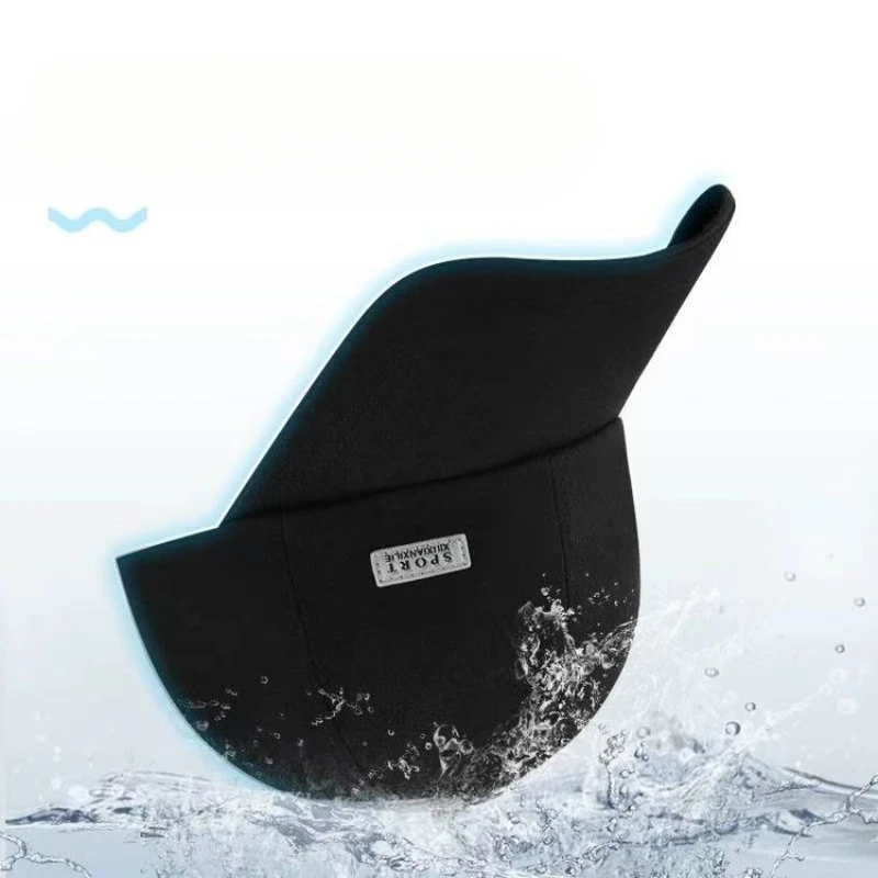 Fashion Versatile Baseball Cap Men's Sun Hat Sunscreen Shade Fishing Men's Canvas Extended Rim Hard Top Cap Simple Baseball Cap