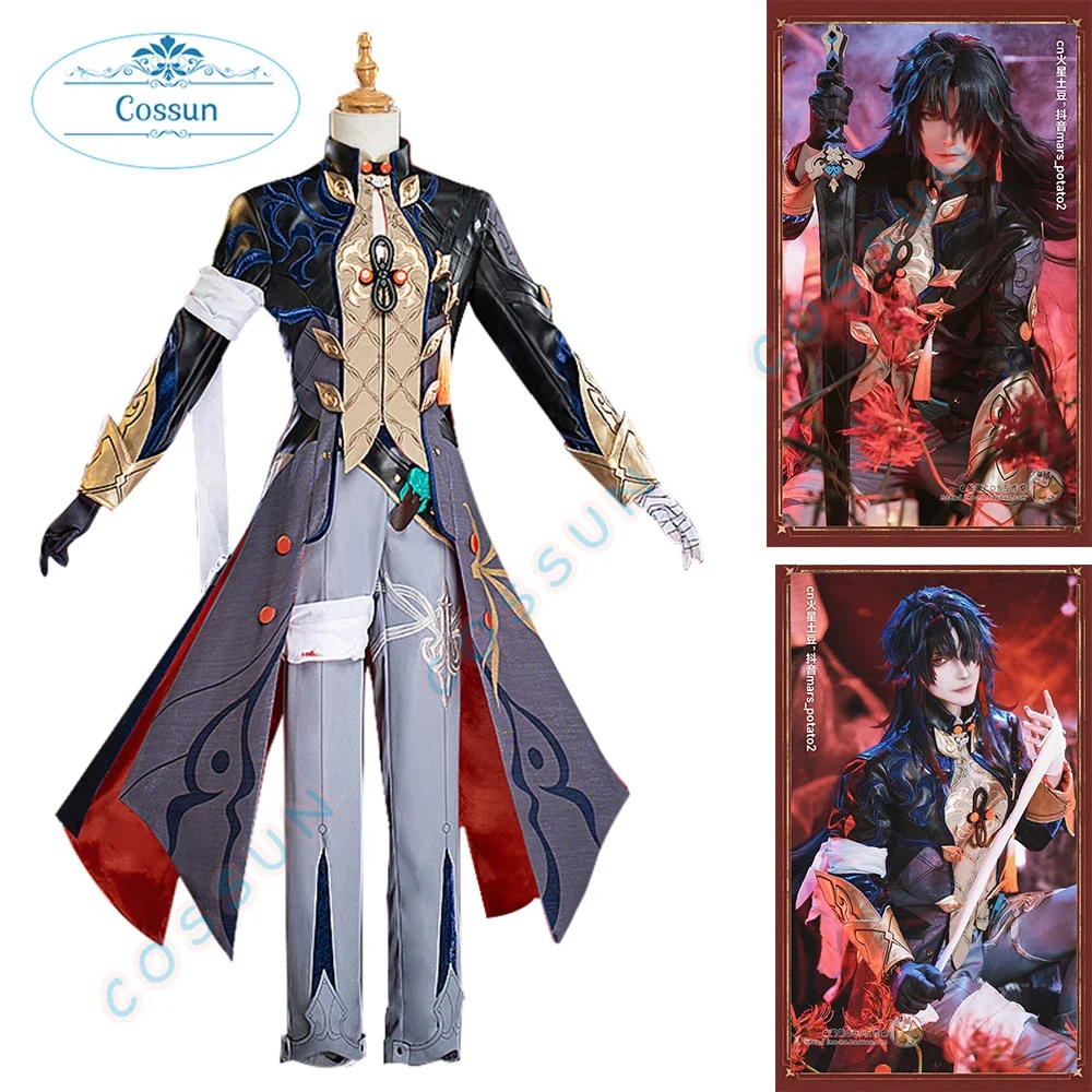 Blade Game Suit Cosplay Costume Honkai: Star Rail Gorgeous Handsome Uniform Men Halloween Party Role Play Clothing Outfit 2023