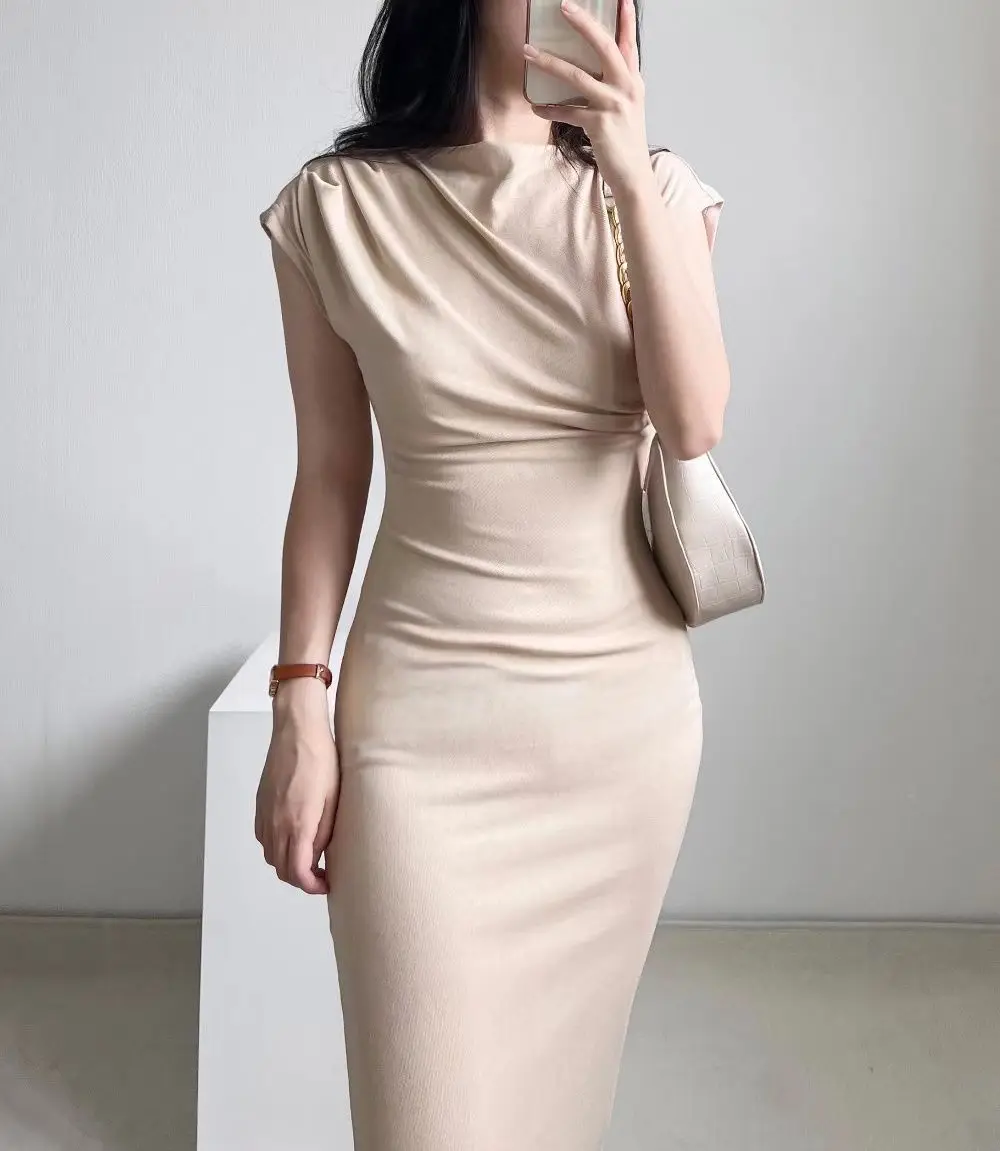 فساتين نسائية بأكمام قصيرة ربيعية بوهيمية كروشيه برباط حجب فستان بطبقات فنية منفوشة كور عتيقة #4