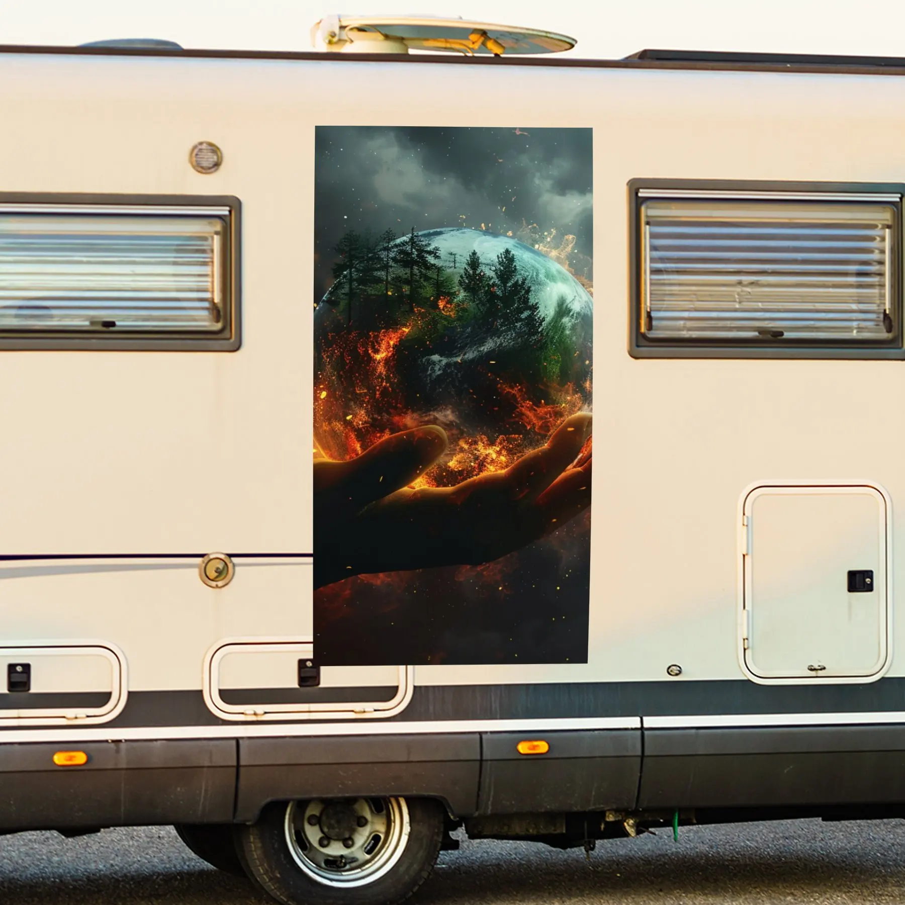 

Planet Cool Hand наклейка на капот автомобиля ПВХ самоводонепроницаемая палочка, яркие автомобильные внешние аксессуары Декор защитный подарок для любителя автомобилей