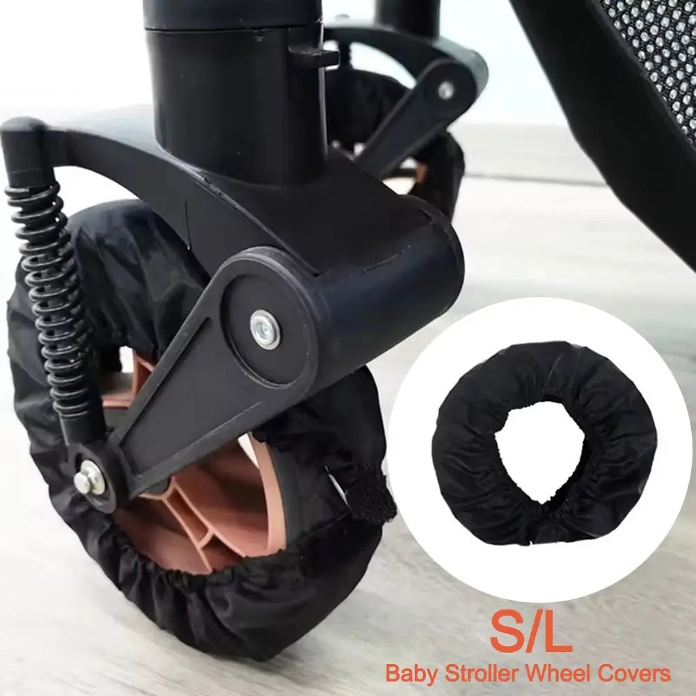 

Dustproof Stroller Wheel Covers Waterproof Oxford Cloth Infant Stroller Wheel Sleeve Case Anti-Dirty