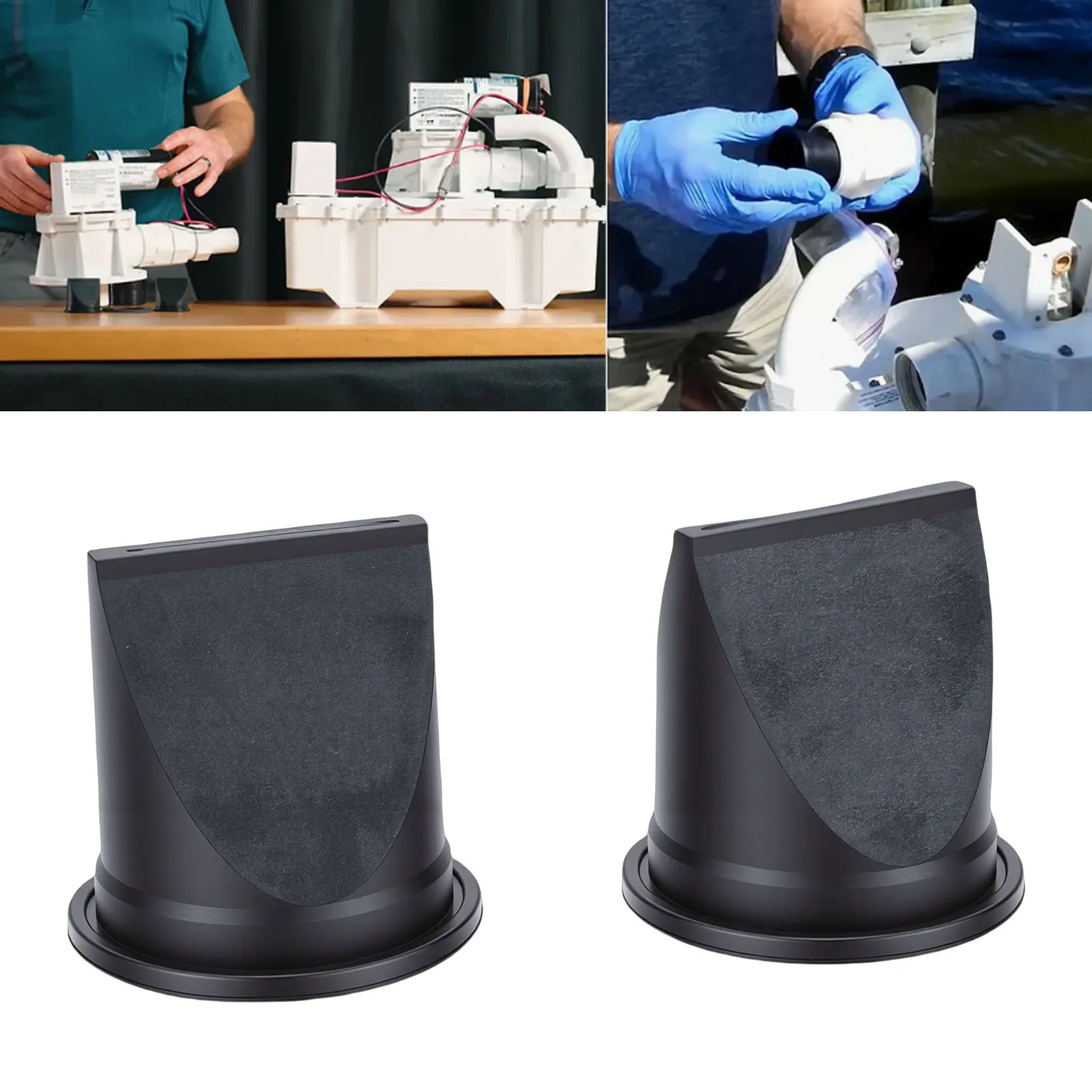 Duckbill Valve Kit 1-1/2 Inch 385310076 Replacement for S T VHT Series Vacuum Pump Duckbill Valve Kit Rubber Duckbill Valve