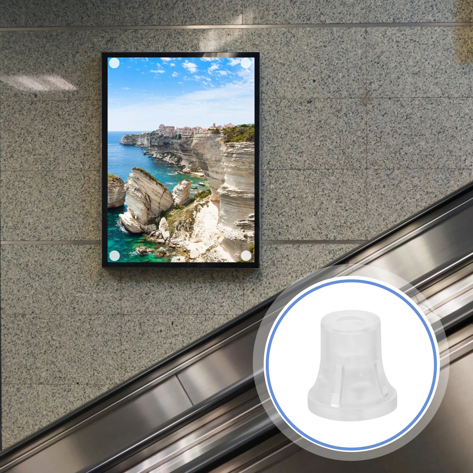 

10pcs Clear Plastic Screws Washers Set Spacers Mounting Hardware Kit Transparent Bolt Fasteners Glass Board Standoff Diy