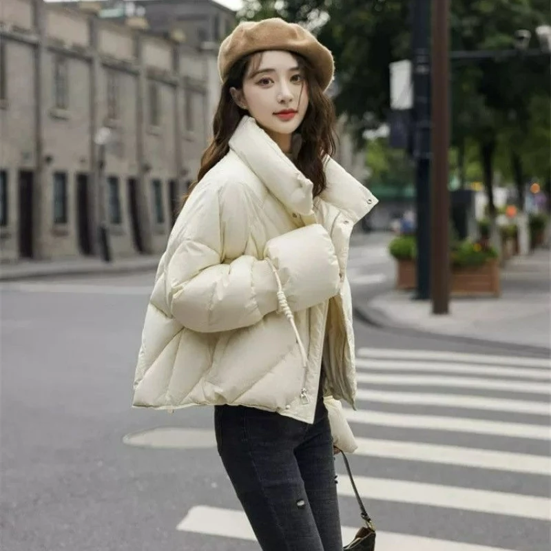 

New Style of Casual Fashionable 2026 Winter Versatile Warm Bread Coats High-end Good-looking Down Cotton-padded Jacket for Women