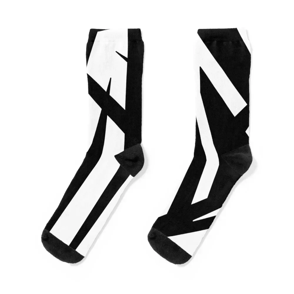 

dazzle camouflage, black and white. Socks floor christmass gift christmas gifts fashionable Women's Socks Men's