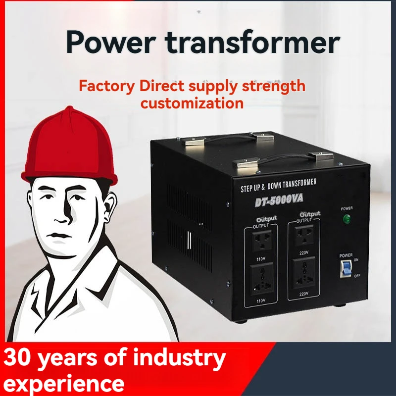 5000W/7500W/10000W Step Up Down Transformer 110V/220V Overload Protection for Home Industria
