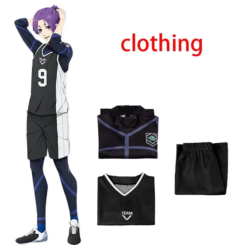 Cyber Mikage anime blue lock cosplay Mikage cosplay costume bodysuit football jersey jumpsuit Halloween costumes for men