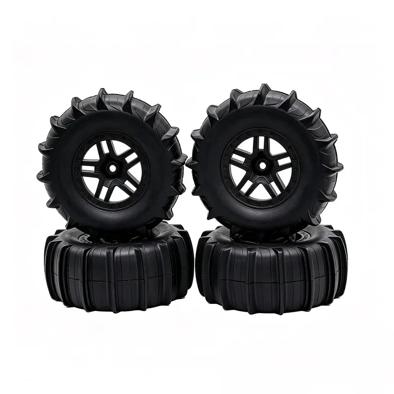 Model 1/10 RC Short Course Truck Universal Water Floating Monster Off-Road Car Tire 4 PCS for Snow Beach Sand Digging