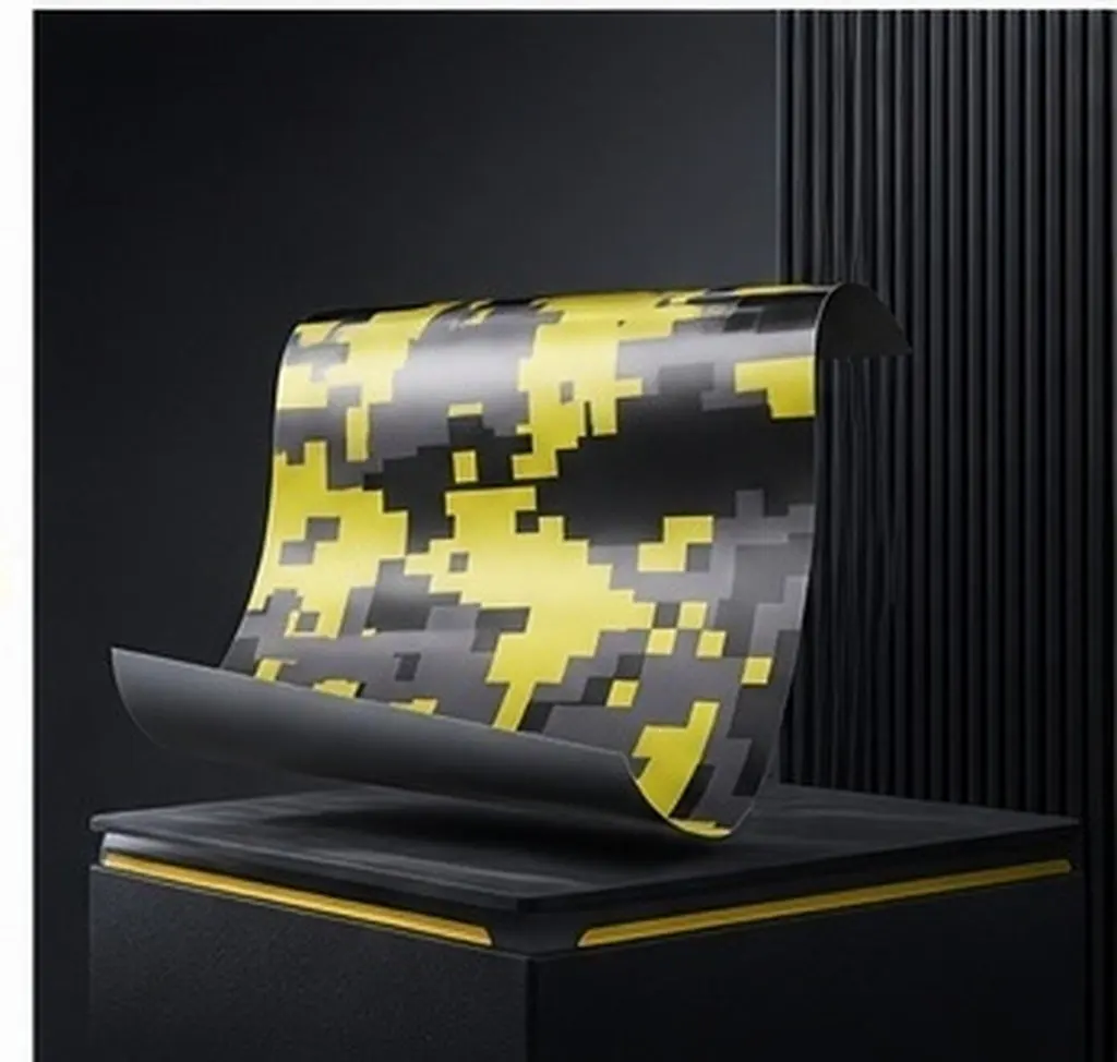 Car Color Change Film PVC Glossy Camouflage Sticker Dashboard Console Protection Car Interior Trim Vinyl Wrap Modification