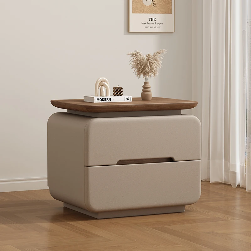 

Luxury Nordic Bedside Table Bedroom Mobile Cabinets Small Nightstand Drawers Storage Organizer Decor Criado Mudo Home Furniture