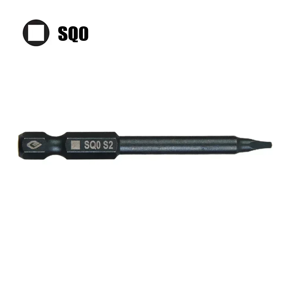 Handle Tool Screwdriver Bit Length 6.35mm Square Head 1 Pc Magnetic SQ0 SQ1 SQ2 SQ3 Screwdriver Bit Hexagonal Handle